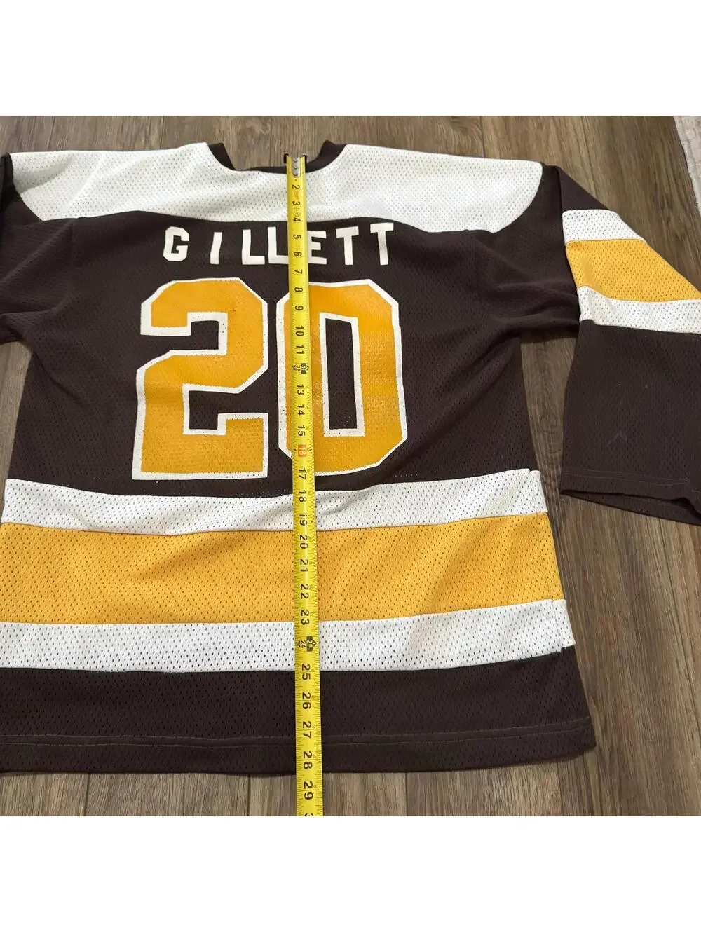 VTG 80s Darby Sportswear Wildcat Hockey Jersey M